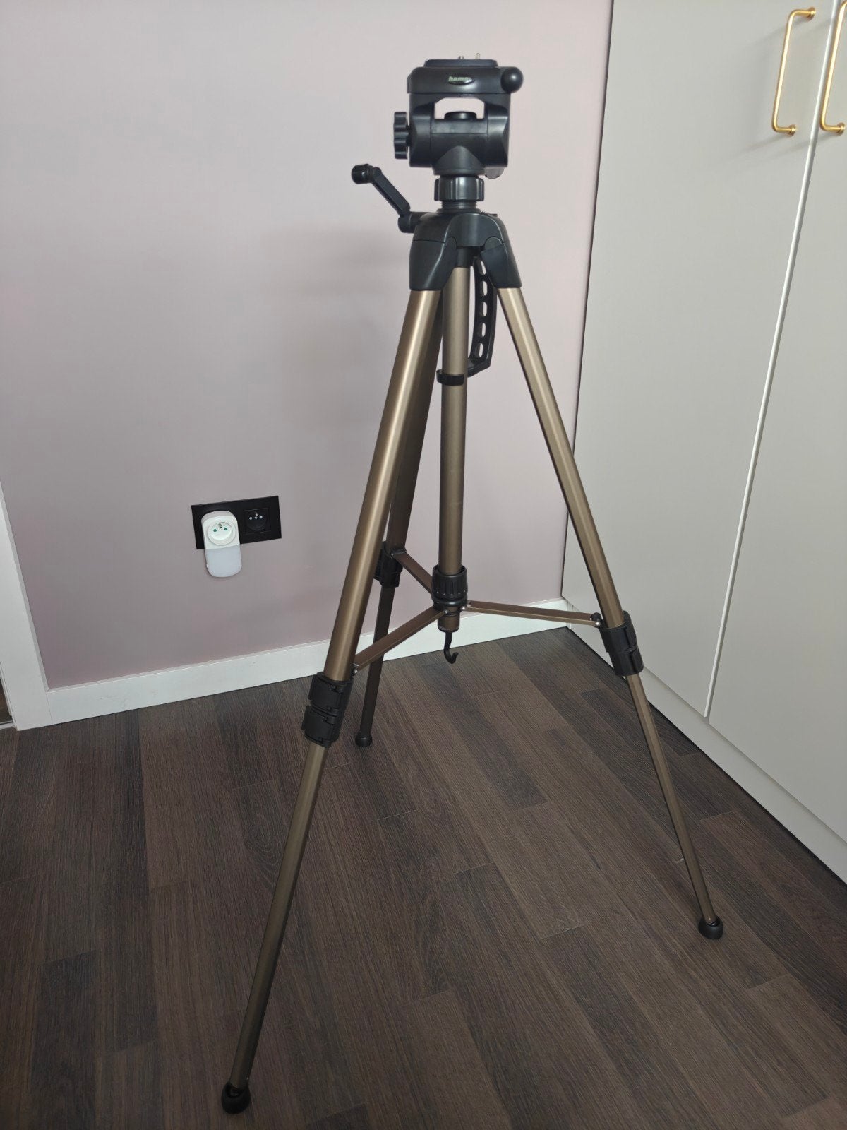 Hama statief star 63, Audio, Tv en Foto, Fotografie | Statieven en Balhoofden, Inclusief draagtas, Zo goed als nieuw, Hama, 150 tot 175 cm