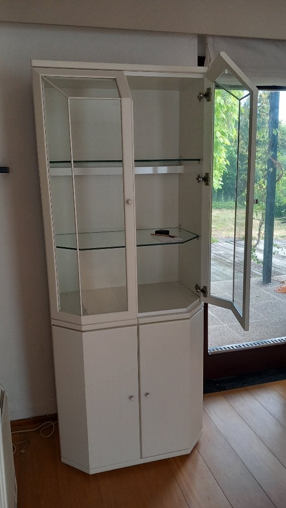 vitrinekast (met verlichting), Ophalen, Glas, 50 tot 100 cm, Modern