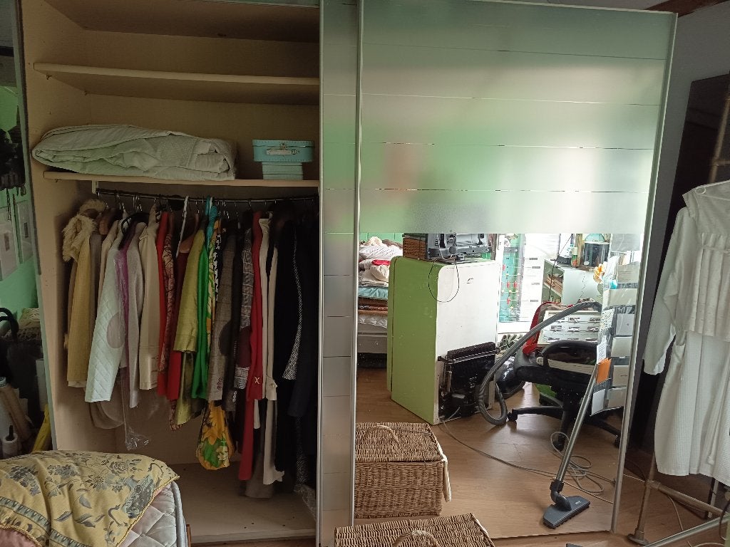 Kleerkast te koop, Huis en Inrichting, Ophalen, Met deur(en), Gebruikt, 200 cm of meer