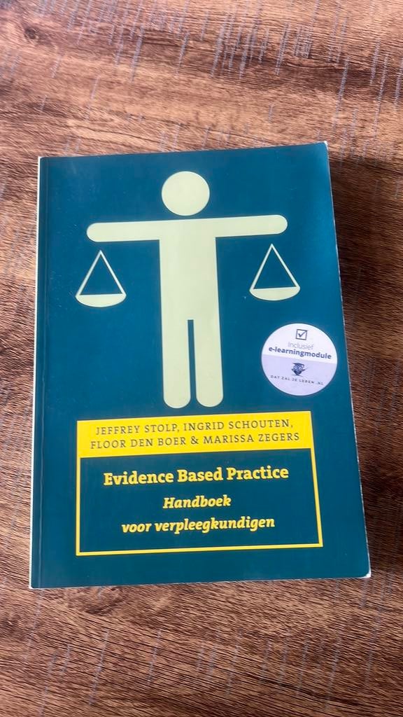 evidence based practice handboek voor verpleegkundigen, Boeken, Ophalen of Verzenden, Zo goed als nieuw, Nederlands