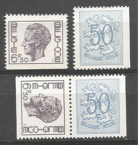 Timbre Carnet B13 1762-1764 Lion Héraldique et Roi Baudouin, Envoi, Timbre-poste, Neuf