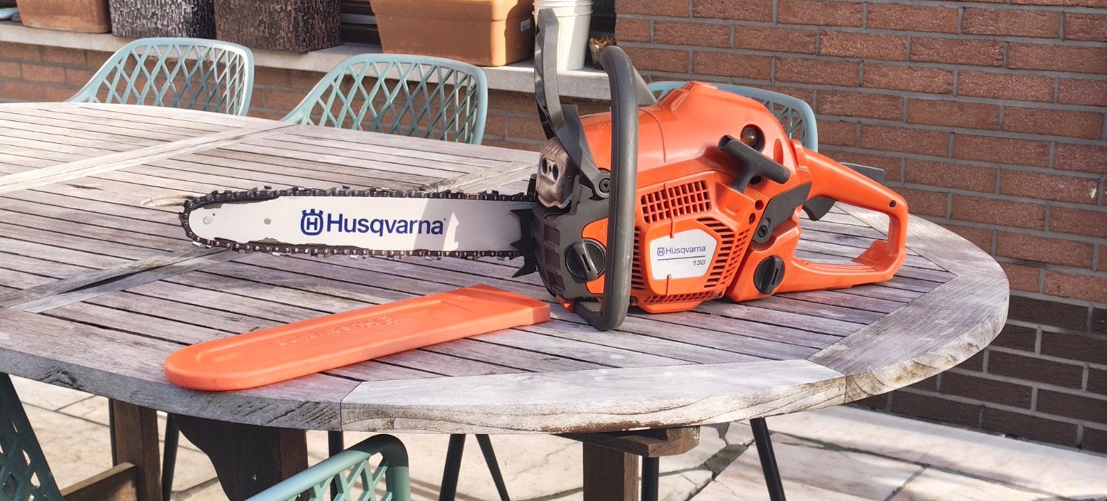 kettingzaag Husqvarna 130, Ophalen