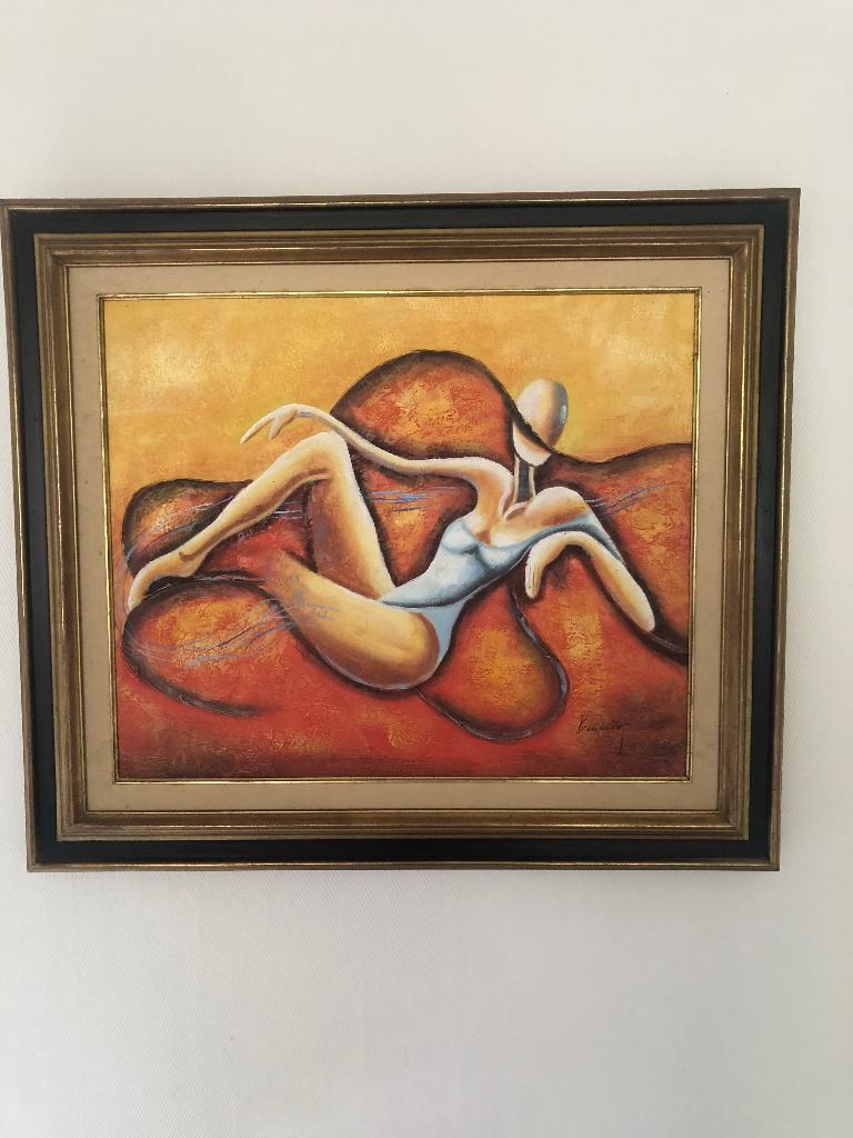 Peinture « la femme solaire », Enlèvement