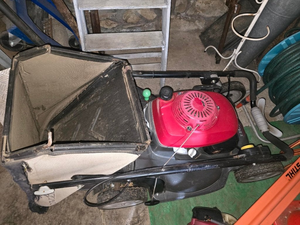tondeuse à gazon honda hrx 537, Jardin & Terrasse, Tondeuses à gazon, Enlèvement, Utilisé, Honda, Bac de ramassage