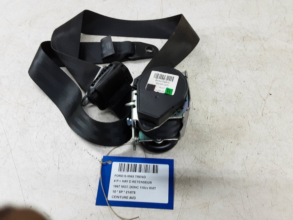 VEILIGHEIDSGORDEL RECHTS VOOR Ford S-Max (GBW) (605274300), Gebruikt, Ford