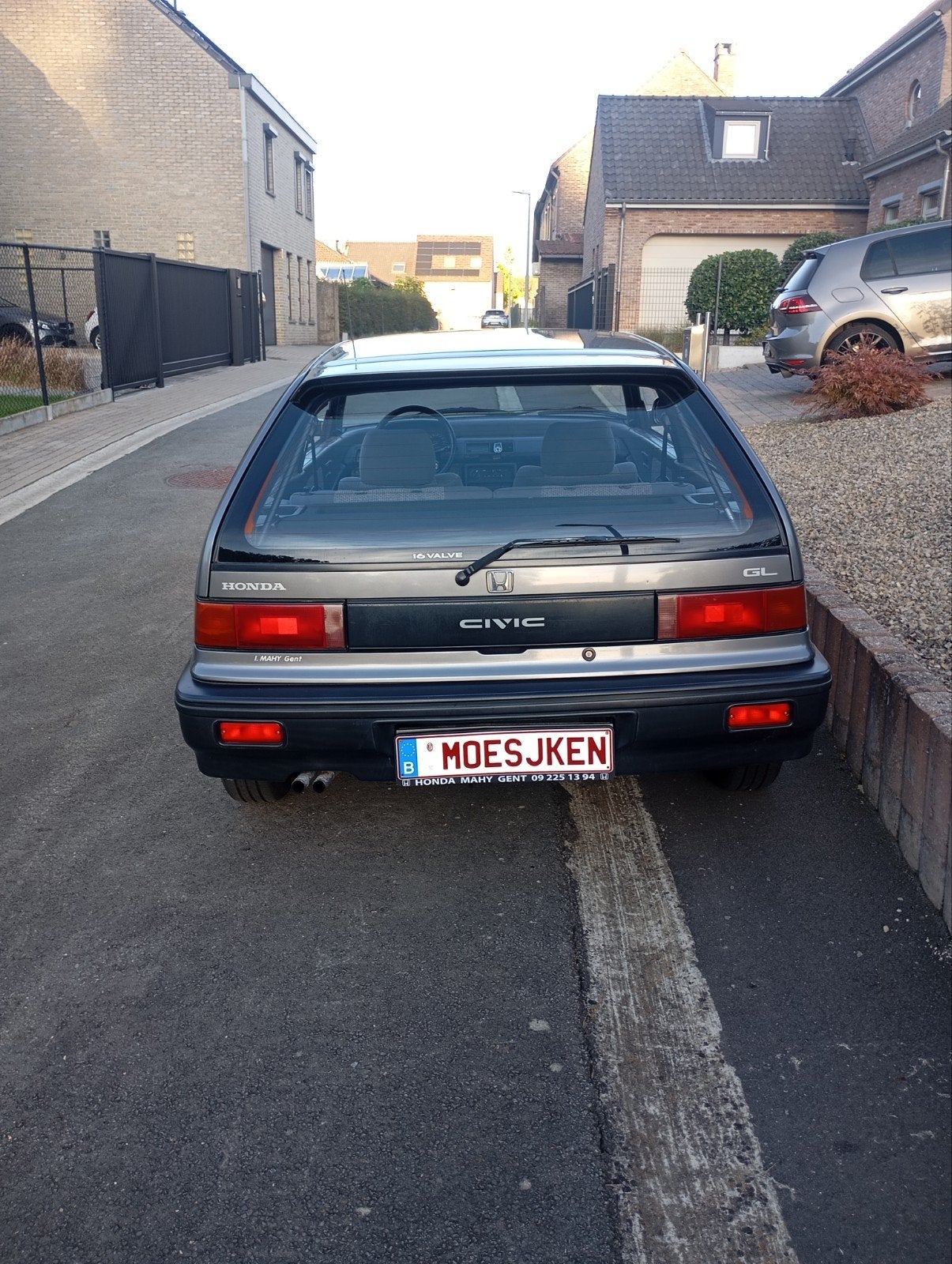 Honda Civic van 1991 met slechts 67.000 km, Auto's, Particulier, Zilver of Grijs, 66 kW, 3 deurs