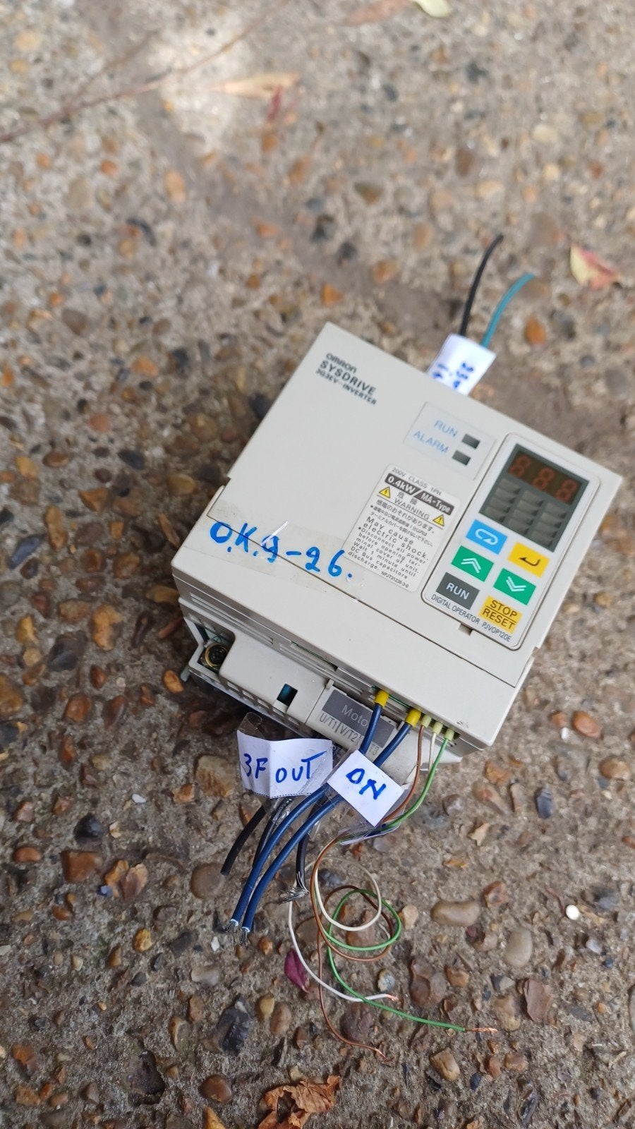 Omron sysdrive frequentieregelaar 0.75kW, Ophalen of Verzenden, Gebruikt