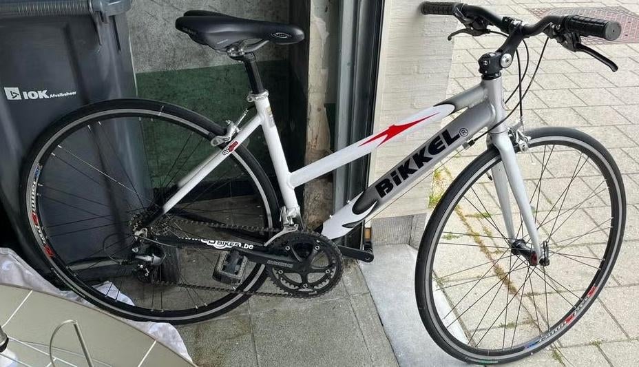Bikkel sportieve damesfiets, Velgrem, 47 tot 50 cm, Versnellingen, Zo goed als nieuw