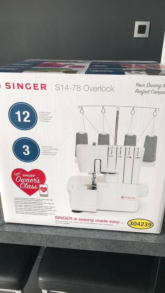 Overlock machine Singer, Ophalen, Nieuw, Lockmachine, Singer