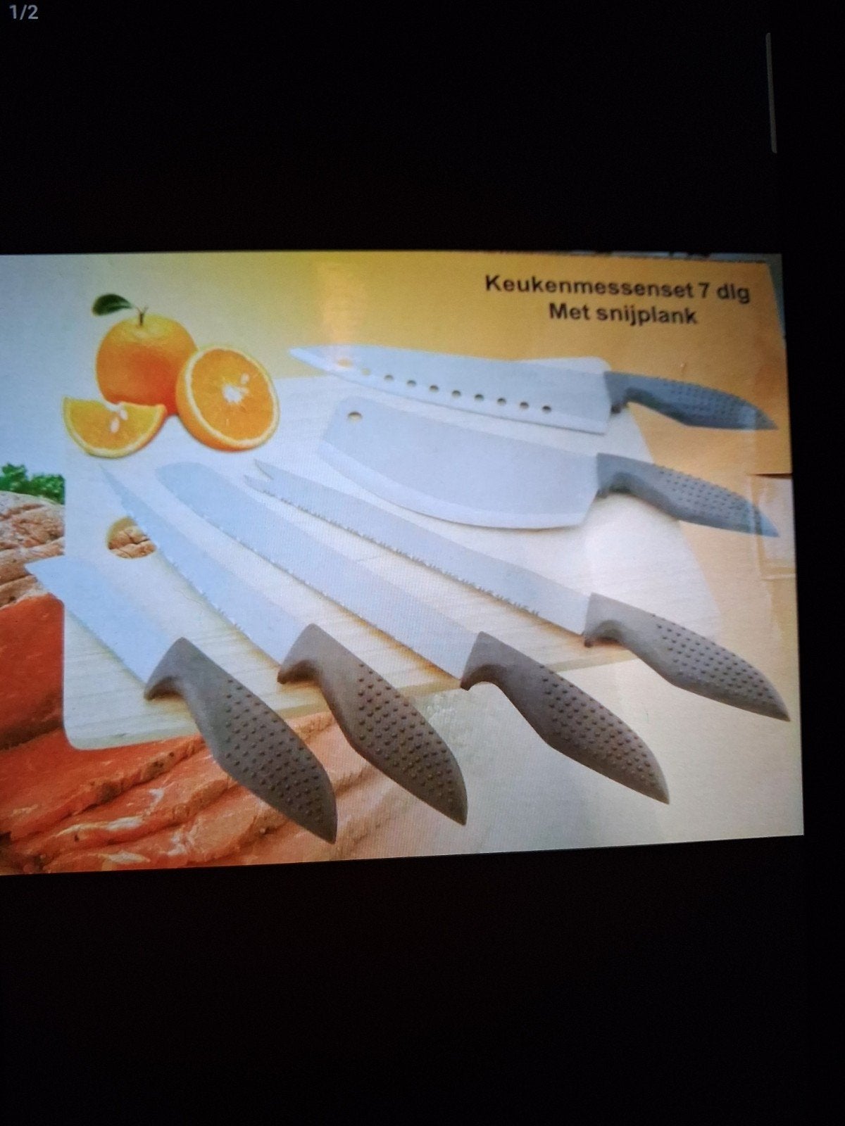 Neuf - Set de 6 couteaux  de cuisine en inox multi usages, Enlèvement ou Envoi