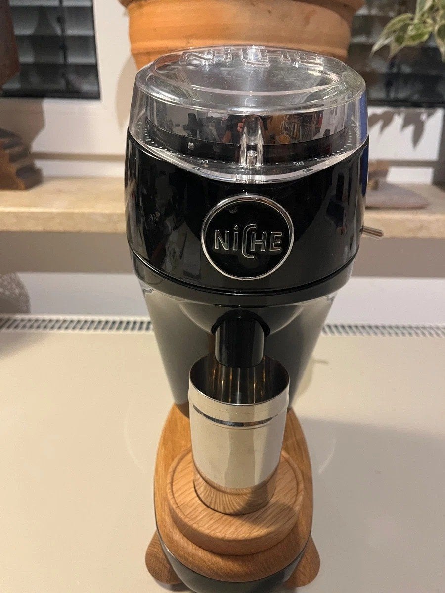 Niche Zero in het zwart – in zeer goede staat, Electroménager, Mazzer, Enlèvement ou Envoi, Utilisé, Grains de café