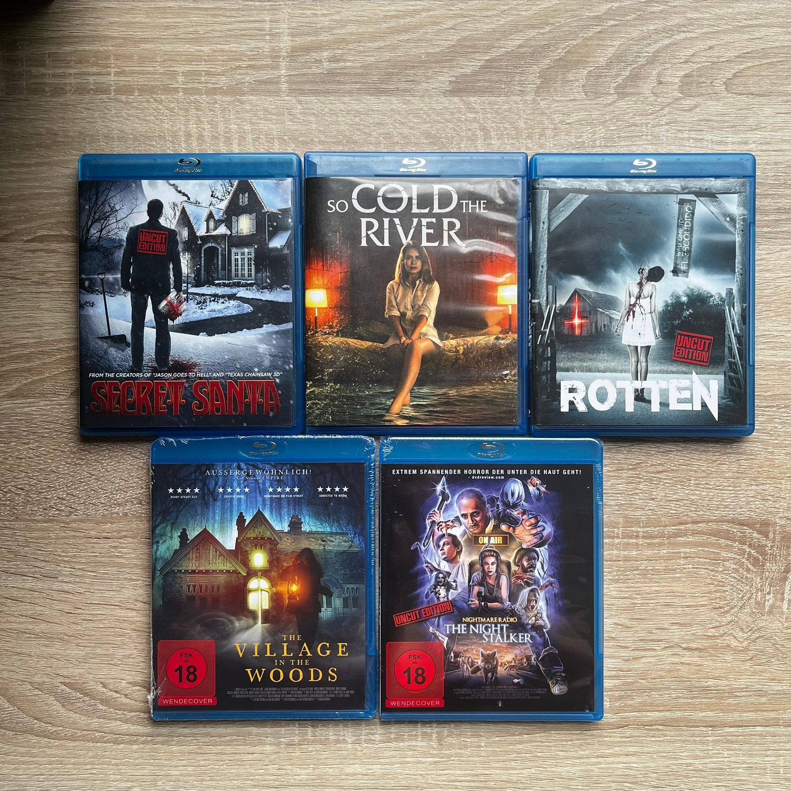 Import Horror Blu-ray Lot (5 Films), Ophalen of Verzenden, Zo goed als nieuw, Horror