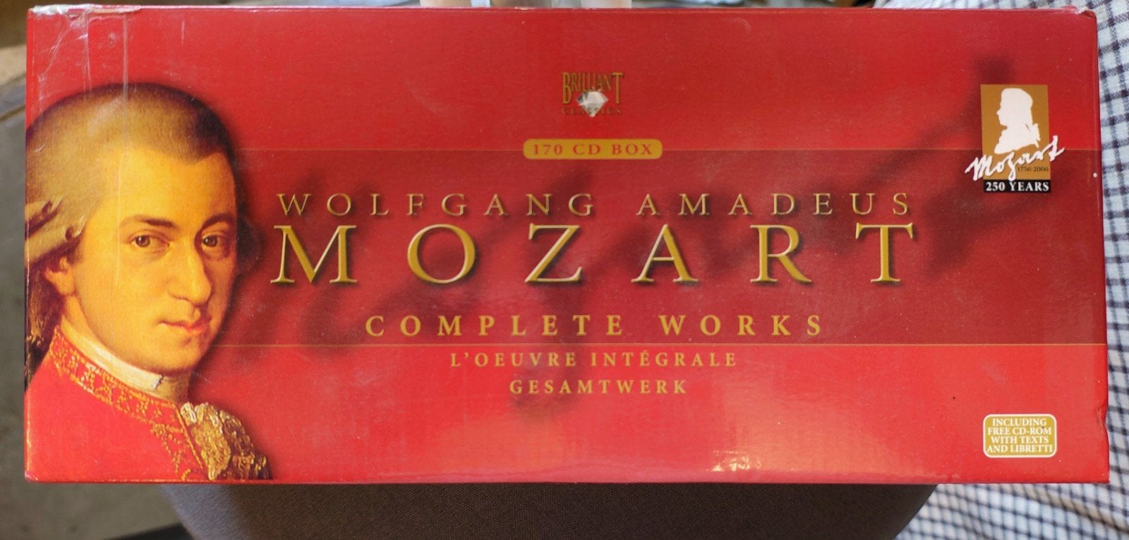 Coffret Mozart 170 cd, Enlèvement ou Envoi