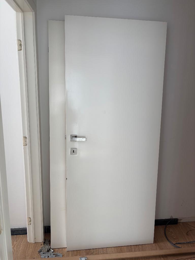 3 Schilderdeuren, Doe-het-zelf en Bouw, Ophalen, Gebruikt, 80 tot 100 cm, Binnendeur