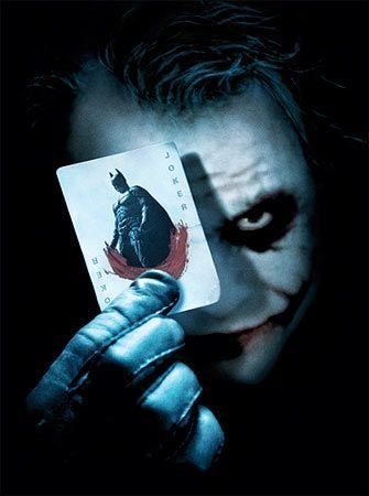Peinture au diamant 50x40cm Le Joker (rond) n 2041, Neuf, Film en tv, Autres matériaux, Autres marques