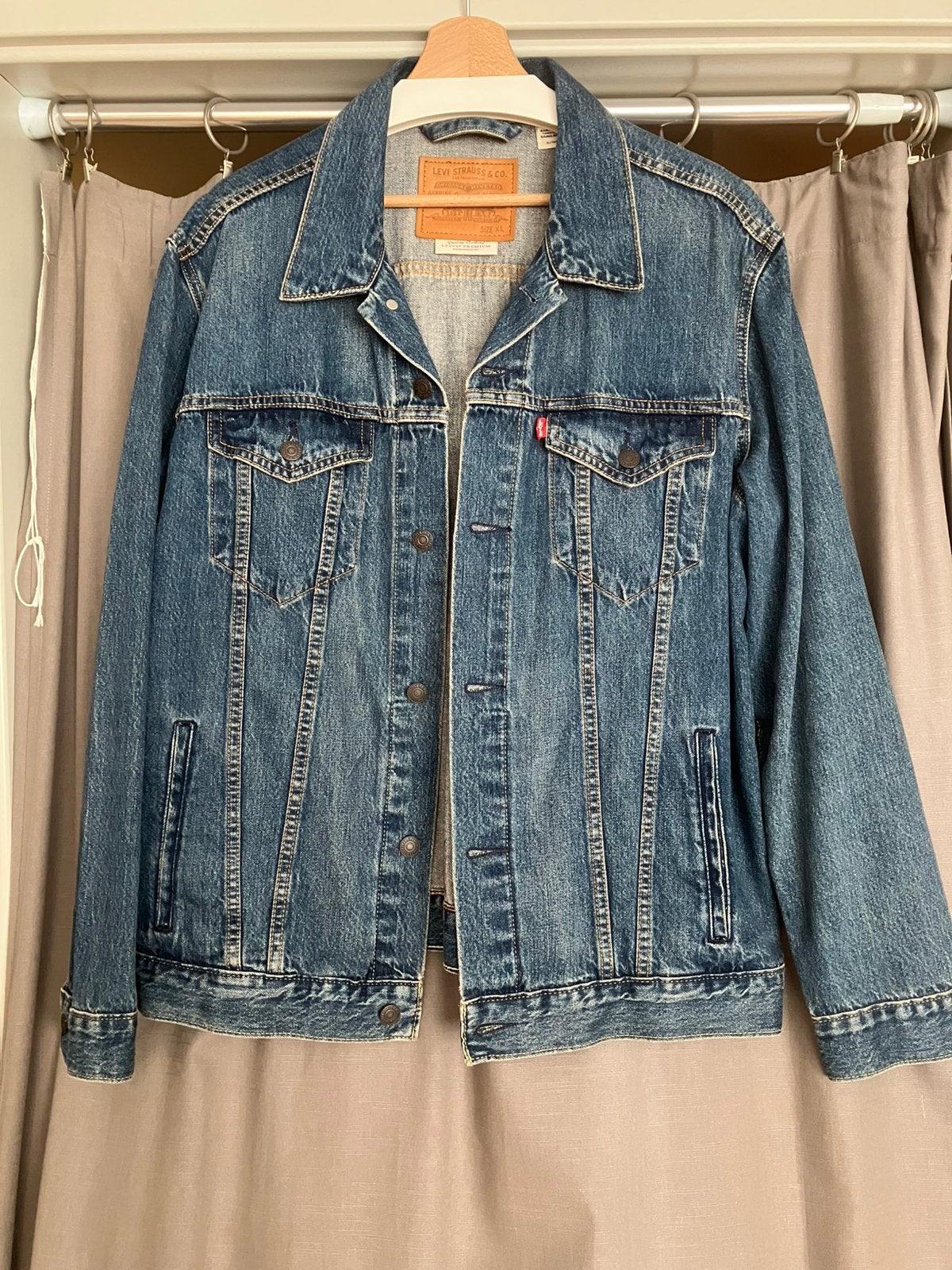 Jeansjas LEVI’S, Kleding | Heren, Ophalen, Zo goed als nieuw, Maat 56/58 (XL), Blauw