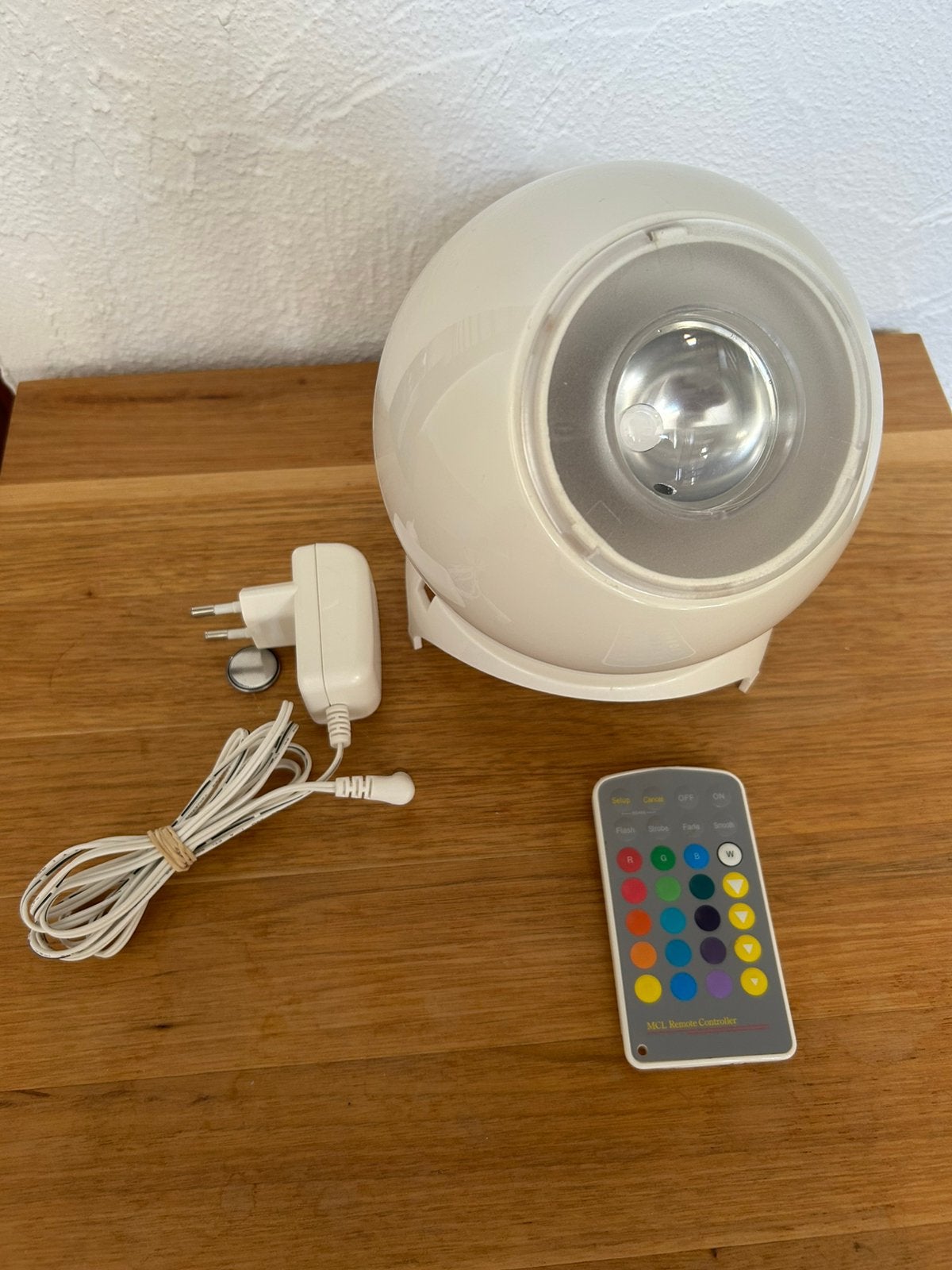 Kleurenlamp, Huis en Inrichting, Kunststof, Meubelspot, Ophalen of Verzenden, Zo goed als nieuw