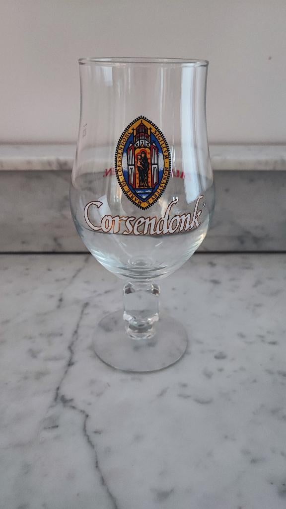 Corsendonk Bierglas Zalig genieten, Ophalen of Verzenden, Gebruikt, Bierglas