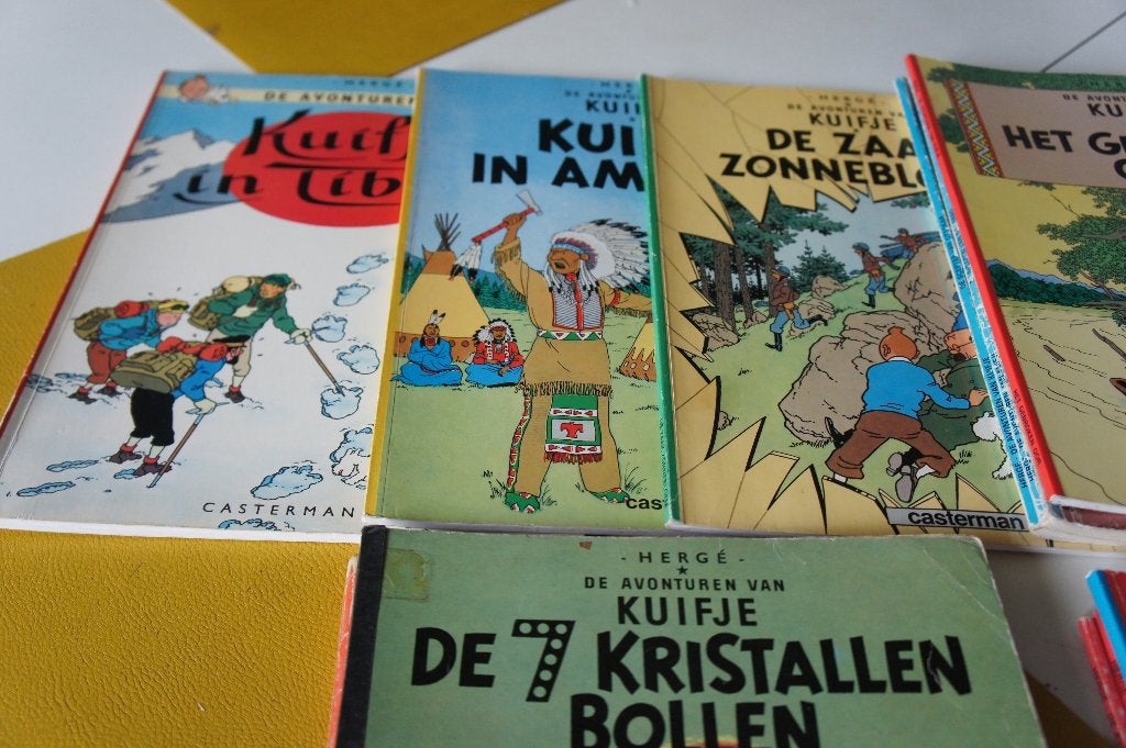 STRIPVERHALEN KUIFJE, Boeken, Meerdere stripboeken, Ophalen, Gelezen