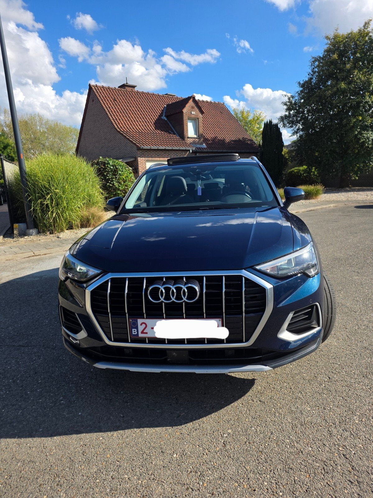 Audi Q3 35tfsi, Auto's, Audi, Automaat, Zwart, Zwart, Leder