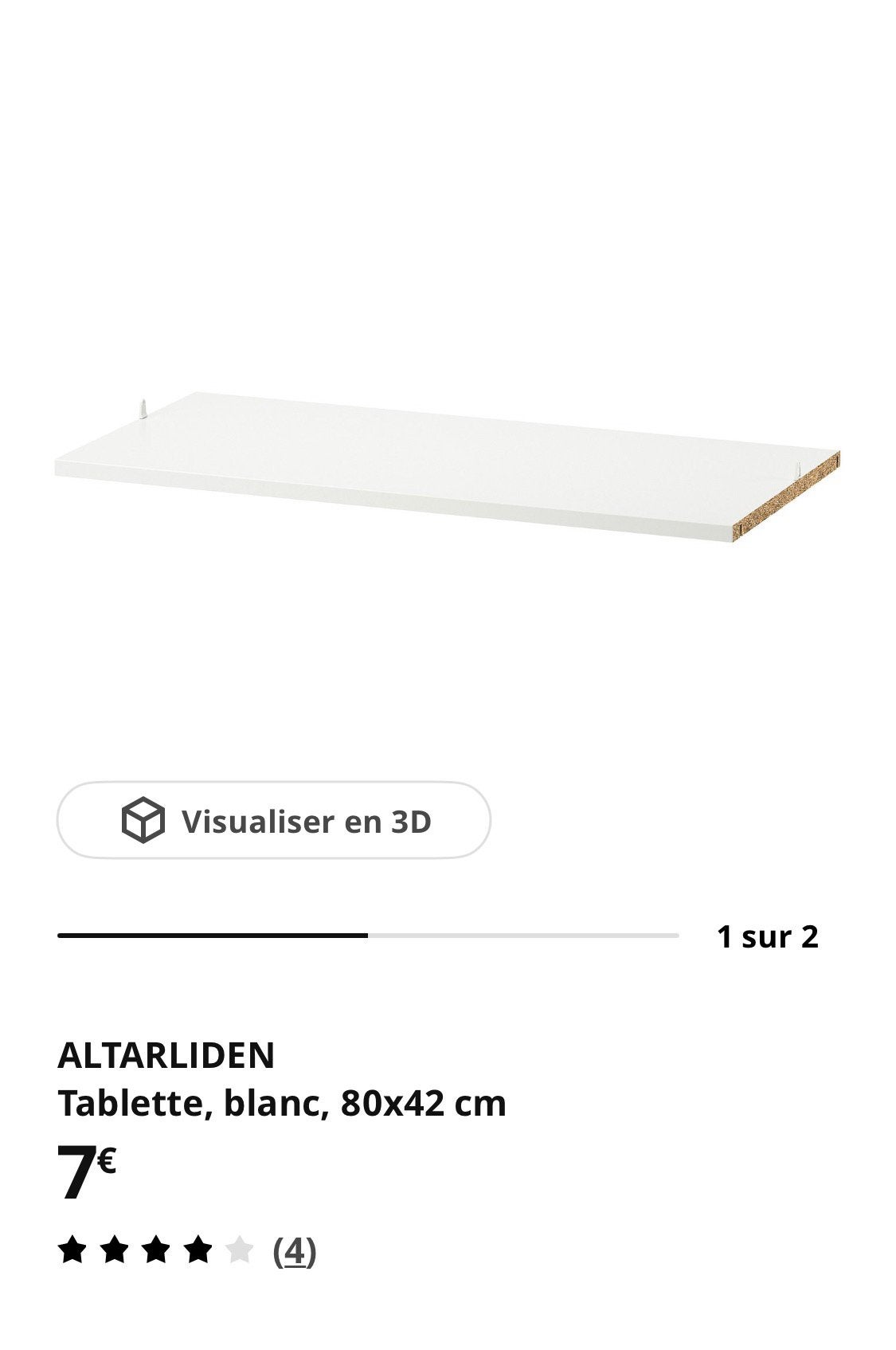 IKEA ALTARLIDEN NIEUW ‼️ 80 plankbreedte x42 diepte, Ophalen, Zo goed als nieuw