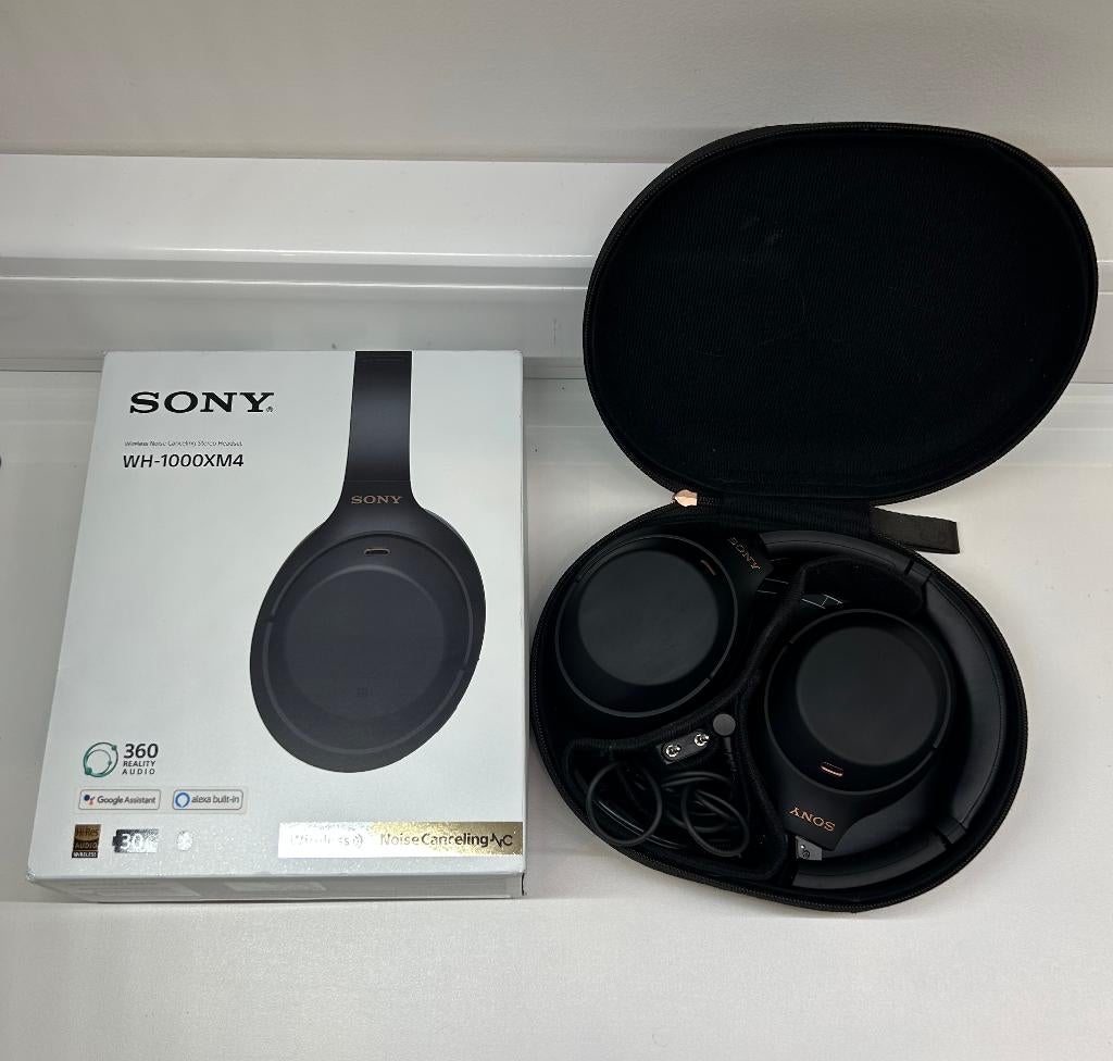 Sony WH-1000XM4 – Casque Bluetooth à réduction de bruit, Enlèvement ou Envoi, Supra-aural, Bluetooth, Utilisé