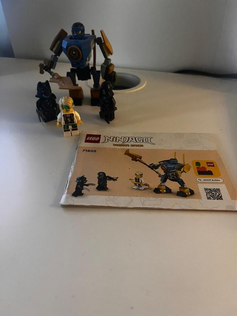 Jay's mecha strijdpakket 71805, Ophalen, Lego, Zo goed als nieuw, Inclusief instructies