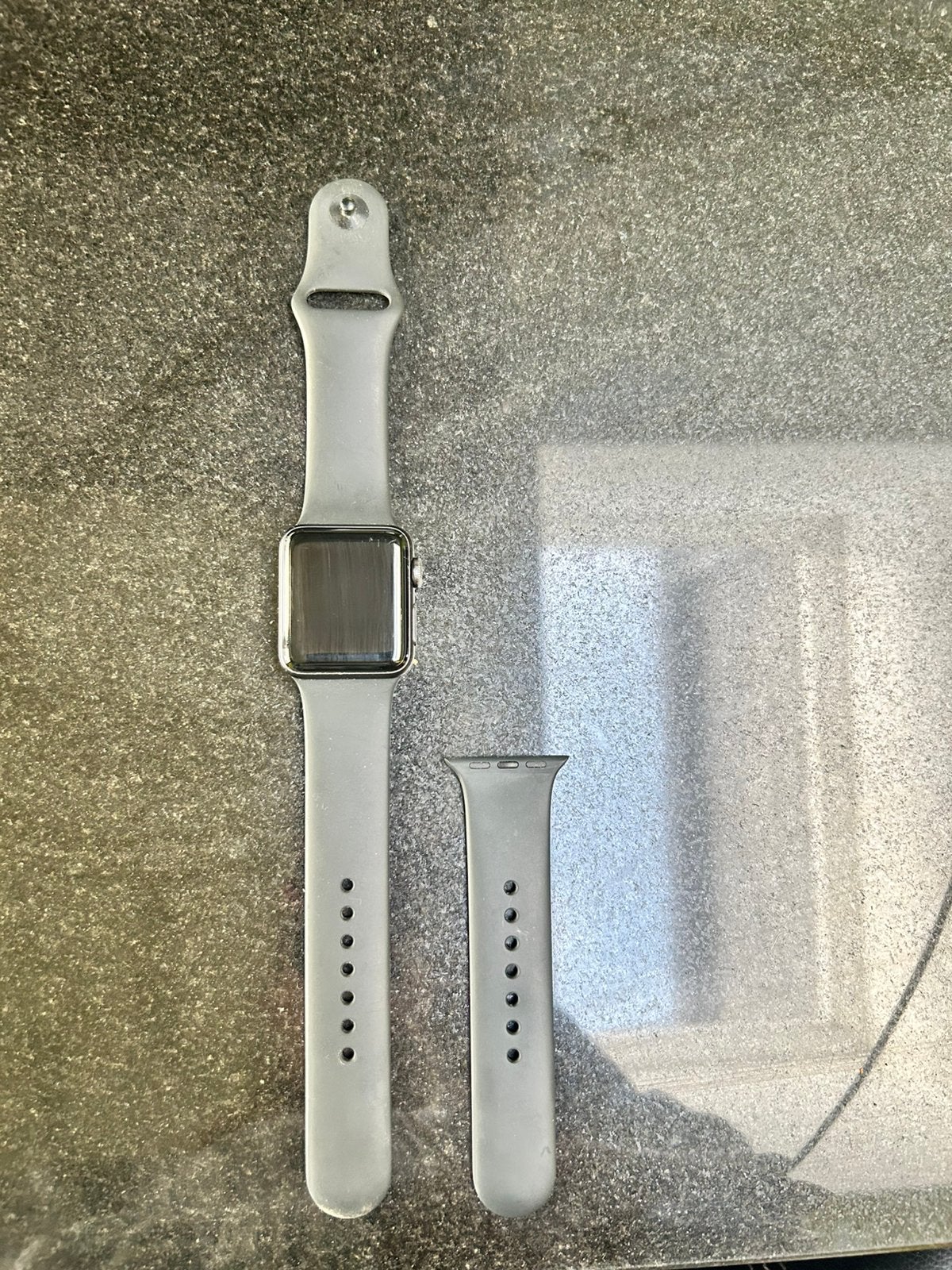 Apple watch serie 3 38mm, Ophalen, Gebruikt, Zwart, IOS