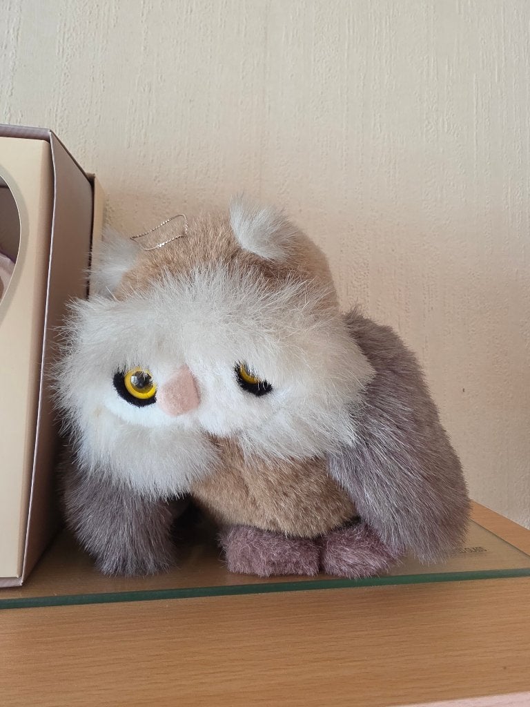 pluchen uil, Ophalen of Verzenden, Gebruikt, Dier