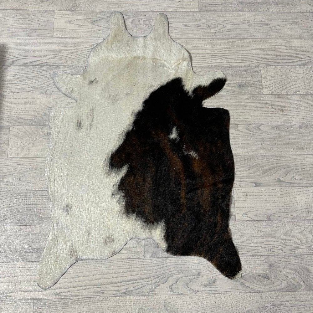Mini koeienhuid bruin wit zwart 90x60cm #462 | Lederstore, Meerkleurig, Wandkleed, Nieuw, Ophalen of Verzenden