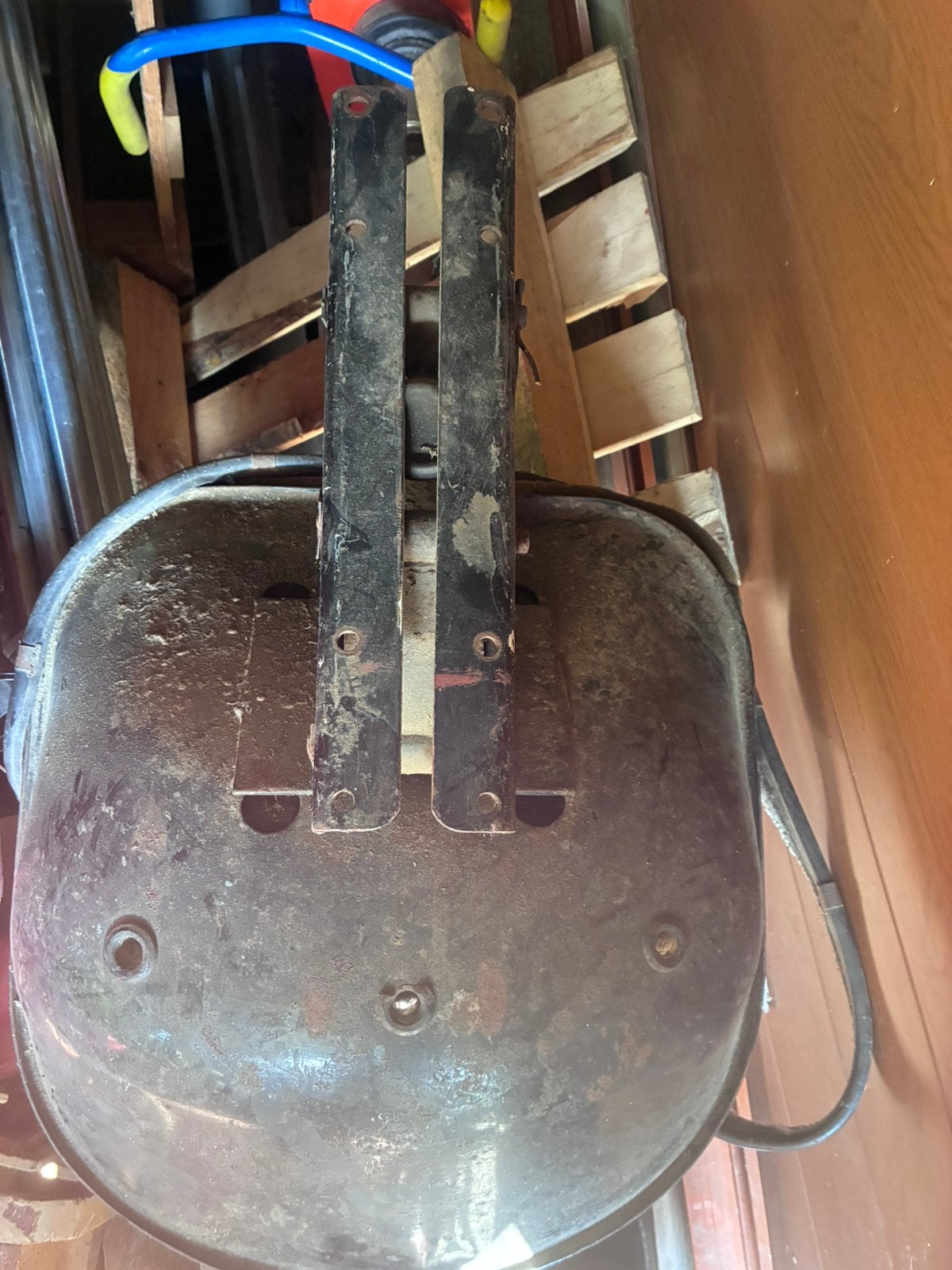 Stoel tractor, met schaarlift., Ophalen, Gebruikt