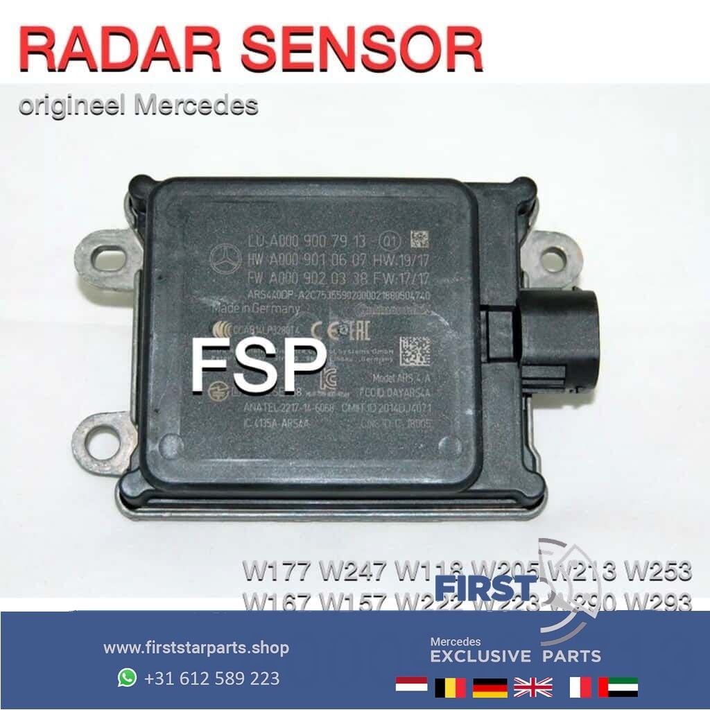 A0009007913 RADAR SENSOR Mercedes W177 W247 W118 W157 W205 W, Gebruikt, -, Ophalen of Verzenden, -