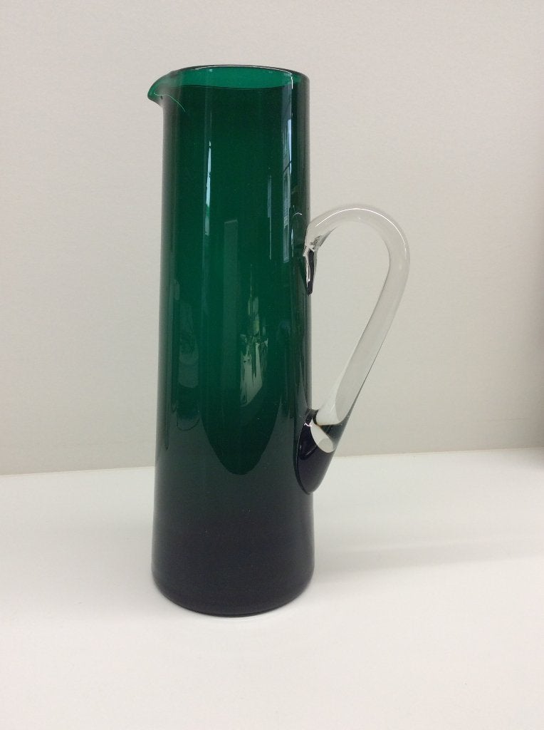 vintage glazen kan, Antiek en Kunst, Ophalen of Verzenden
