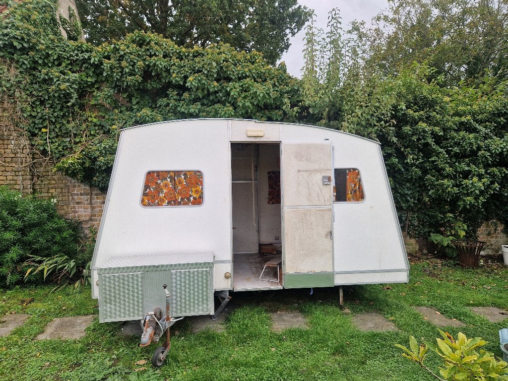 Caravane pliante Vintage Rapido 1973 - restauration/pièces, Caravanes & Camping, Jusqu'à 5, Présent, Raclet, Enlèvement