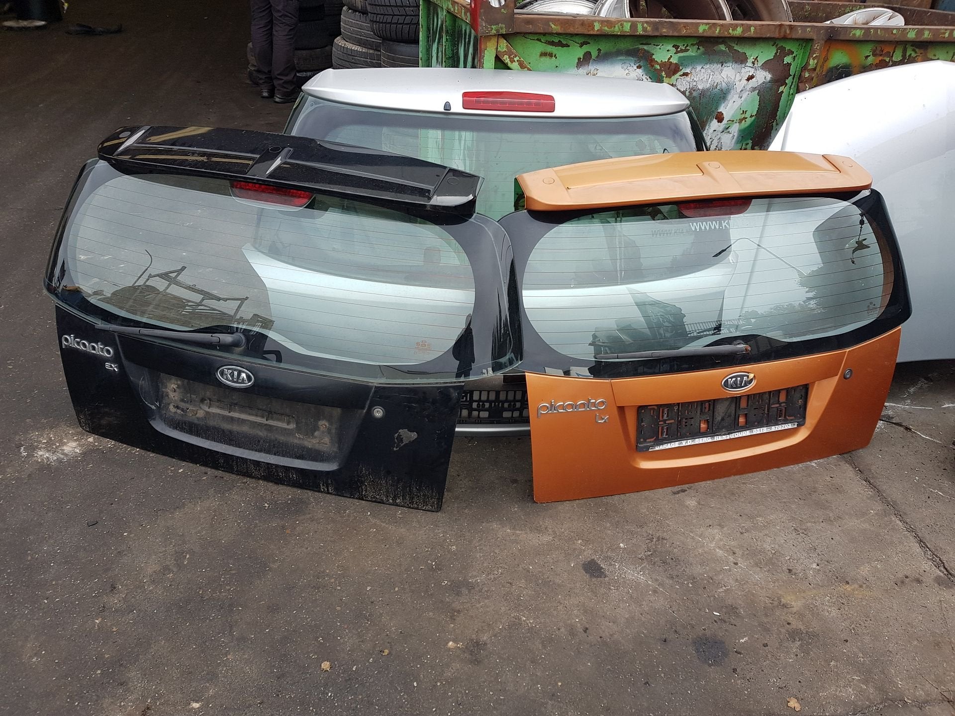 KIA PIKANTO ACHTERKLEP +SPOILER BJ 2004, Auto-onderdelen, Gebruikt, -, -, Ophalen of Verzenden