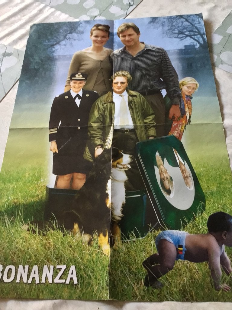 Poster double édition de la famille royale Bonanza, Enlèvement ou Envoi, Comme neuf