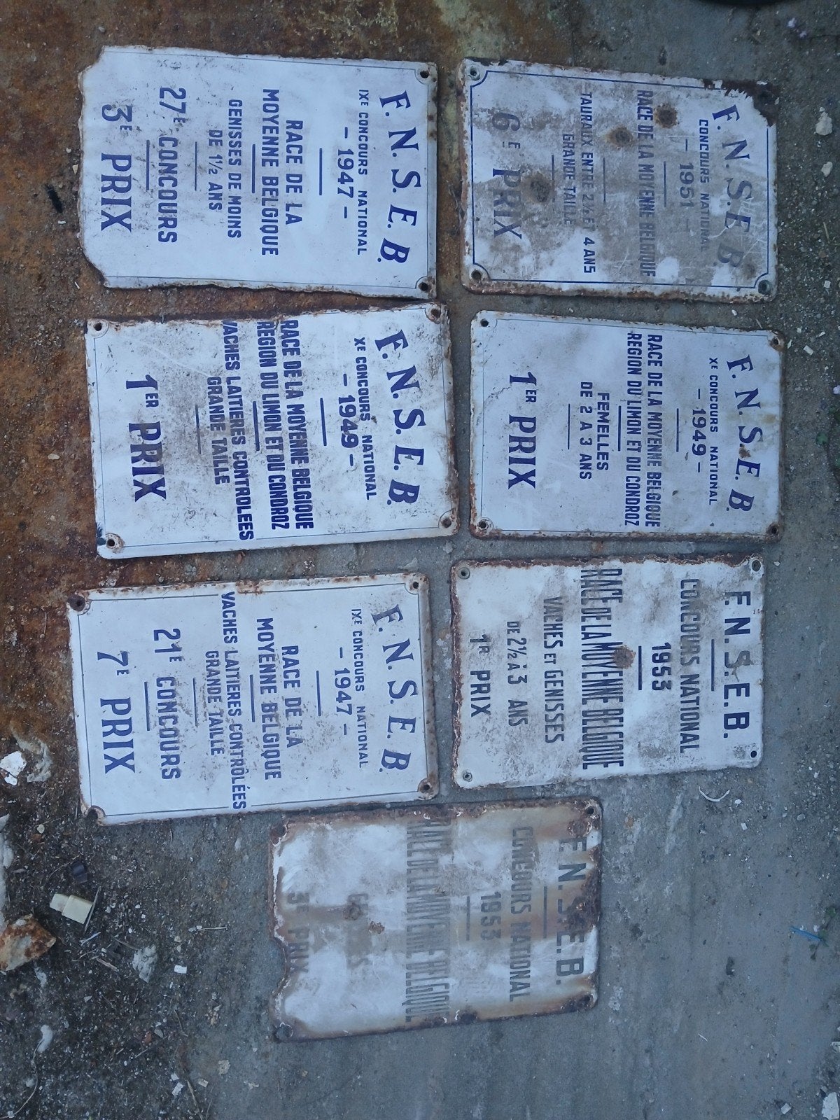 26 plaques émaillée, Collections, Enlèvement ou Envoi