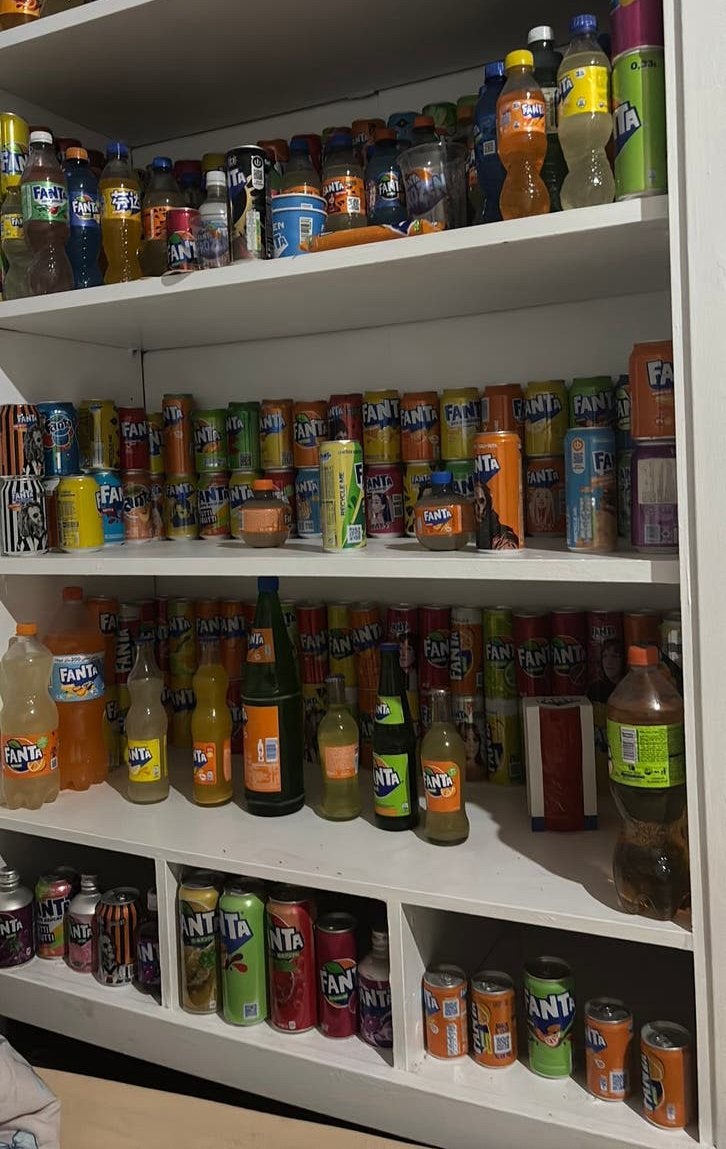 Fanta collectie, Verzamelen, Blikken, Ophalen, Zo goed als nieuw, Frisdrank, Overige merken