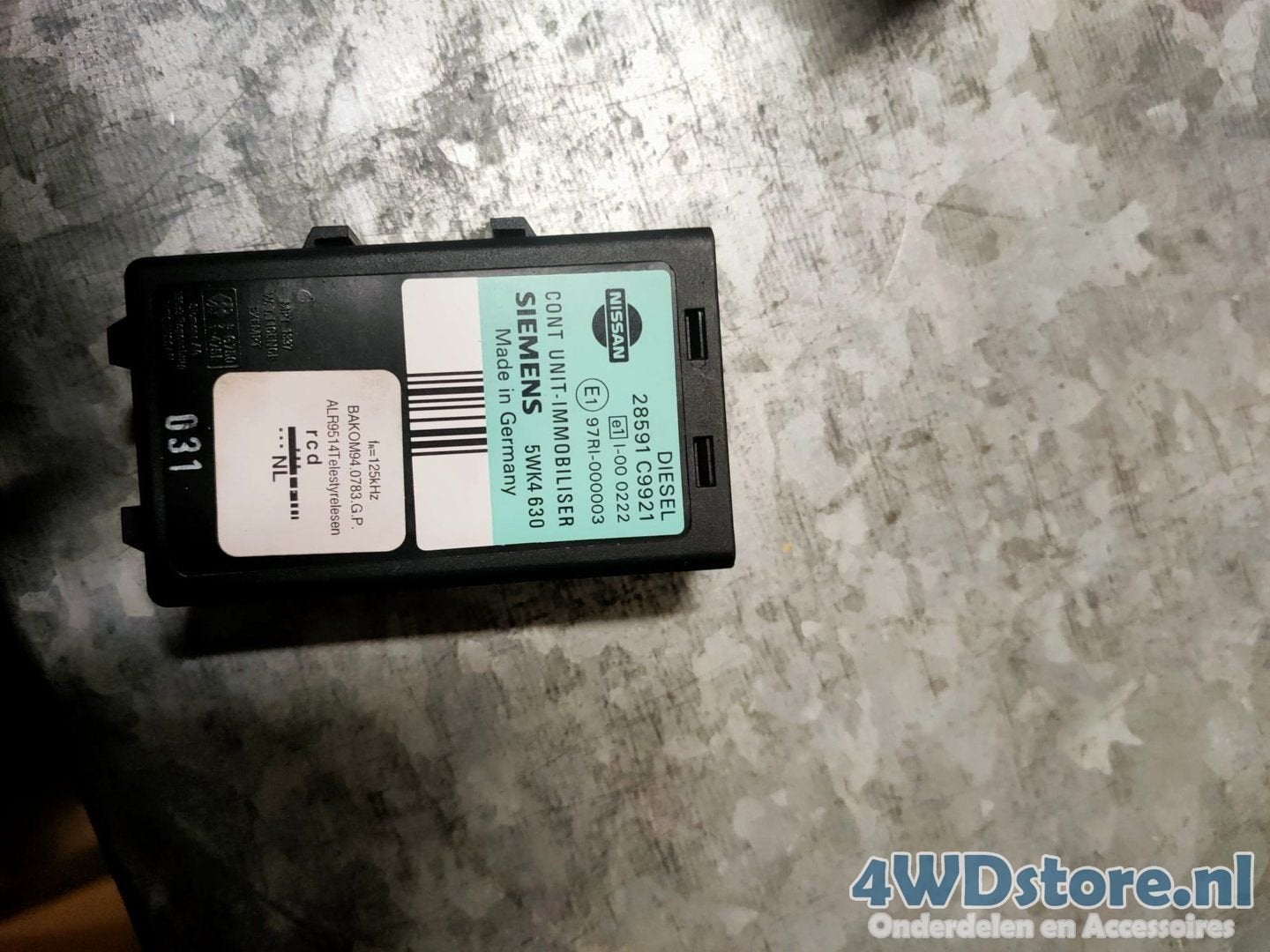 Nissan Patrol Startonderbreker Siemens 28591C9921 5WK4630, Neuf, -, -, Nissan