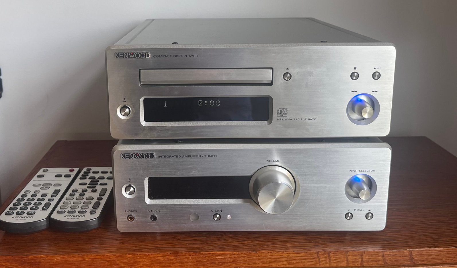 Kenwood R-K1000 reciever en DP-cd-speler + AB, Audio, Tv en Foto, Stereoketens, Overige merken, Gebruikt, Verzenden, MP3-aansluiting