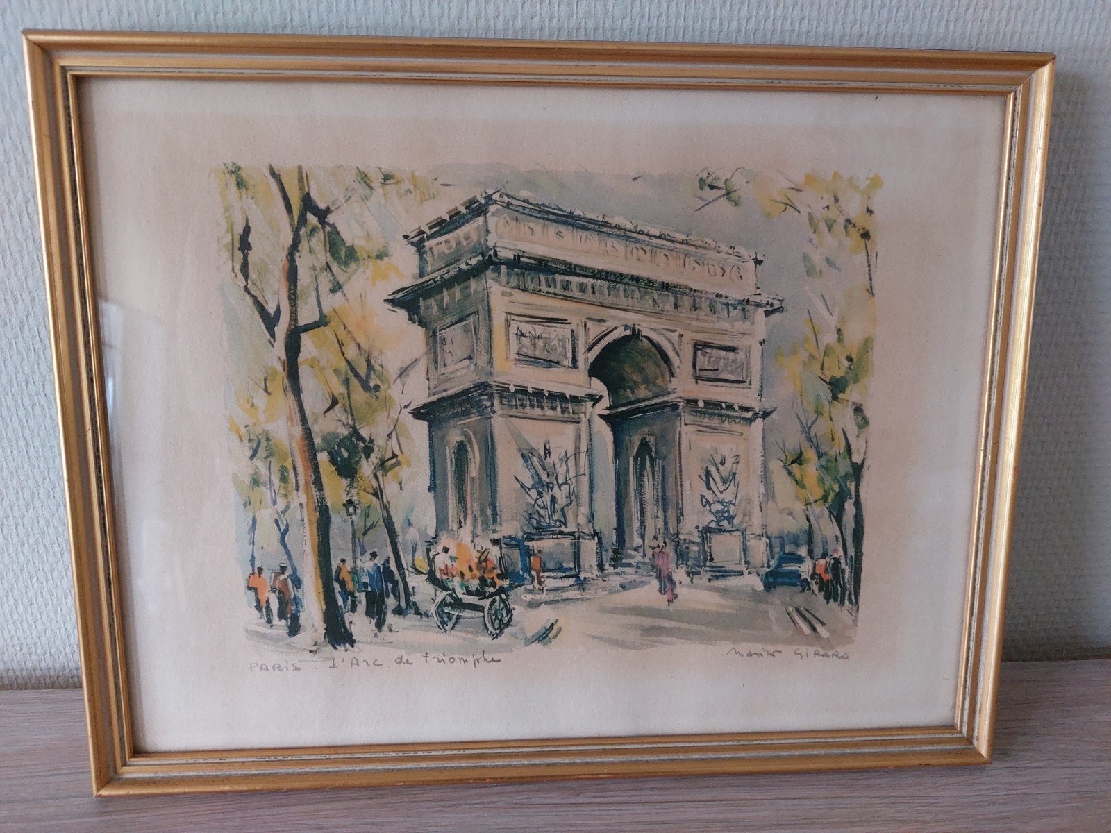 Dessin de Marius Girard, Enlèvement ou Envoi, Dessin, Dessin à la plume, Fait main