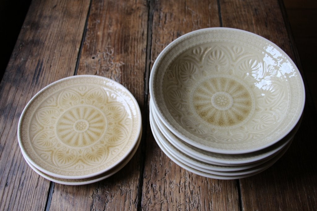 Lot de 8 assiettes Casa – Style oriental – Excellent état, Ophalen, Overige merken, Zo goed als nieuw, Bord(en)