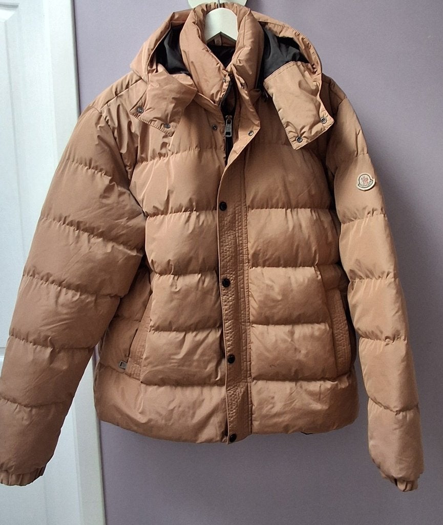 Jas Moncler, maat 56/58 (XL), Kleding | Heren, Moncler, Bruin, Maat 56/58 (XL), Ophalen of Verzenden