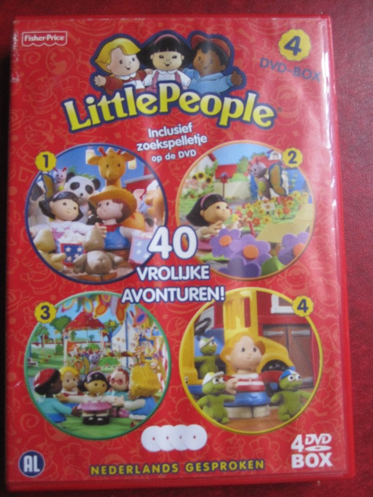 Little People 40 Vrolijke Avonturen (4 disc), Cd's en Dvd's, Dvd's | Kinderen en Jeugd, Alle leeftijden, Ophalen of Verzenden