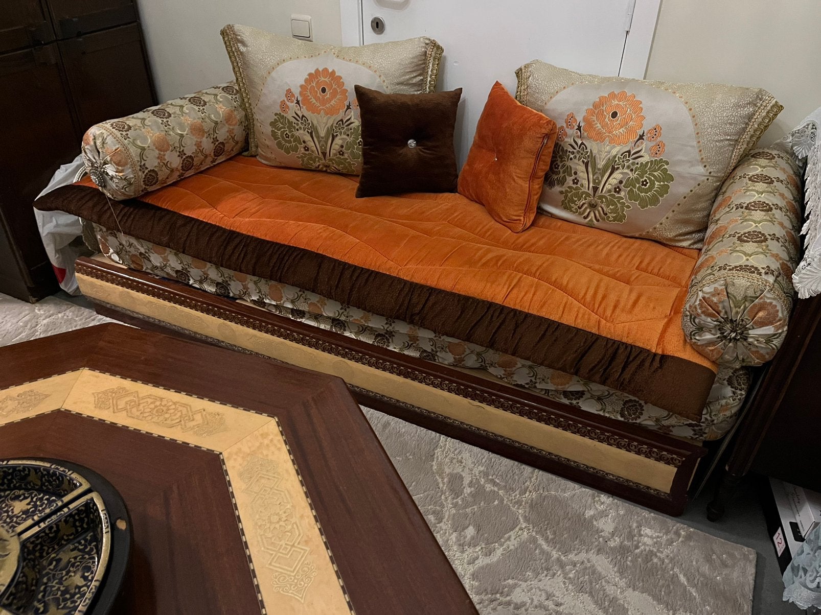 Canapés marocain, Enlèvement, Comme neuf, Tissus