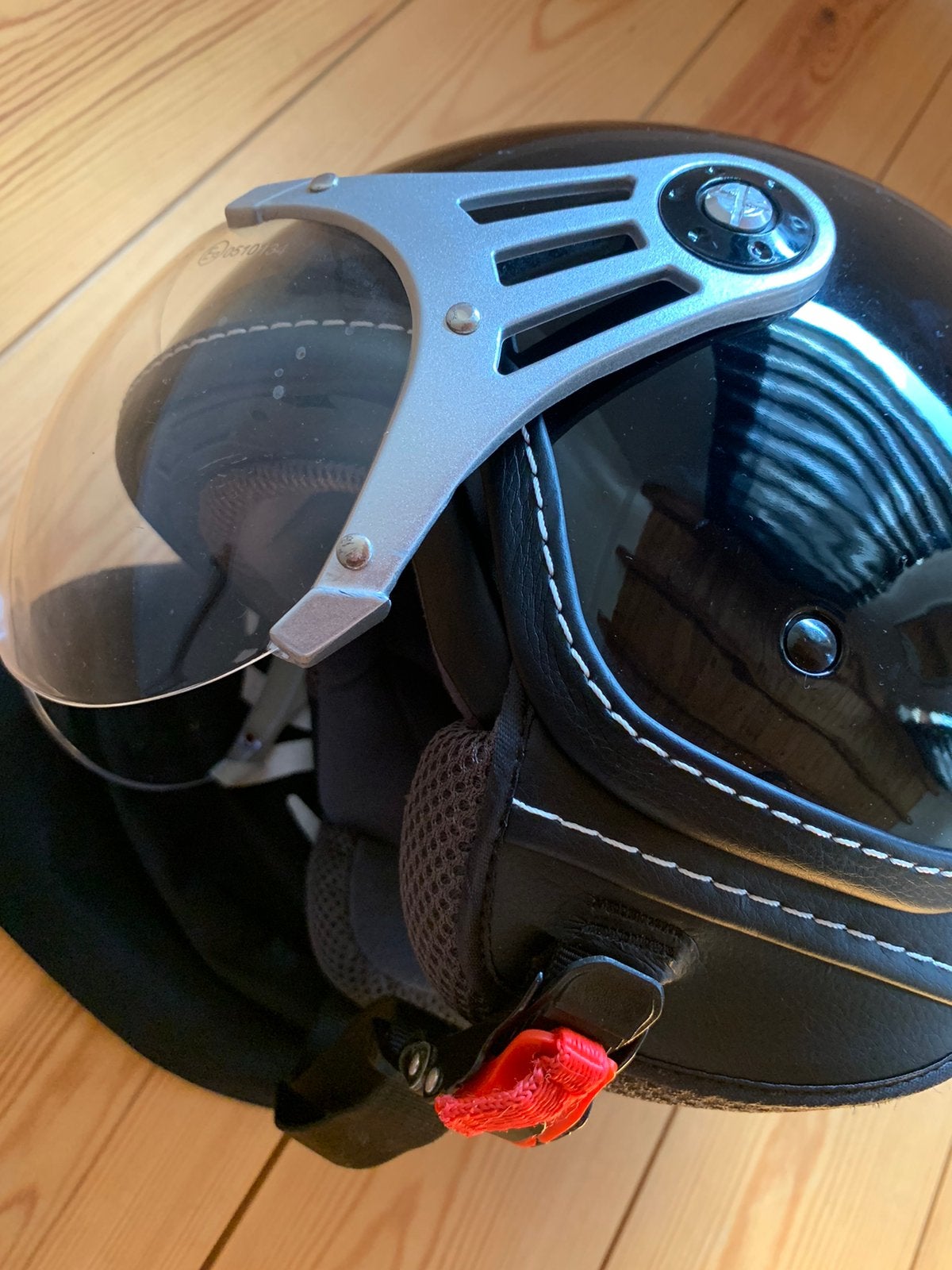 Helm, Fietsen en Brommers, Brommerhelmen, Ophalen, Zo goed als nieuw