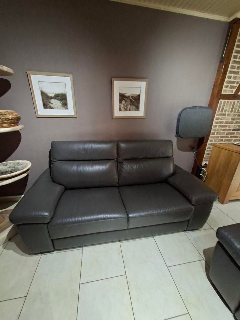 Salon en cuir, Enlèvement, Cuir