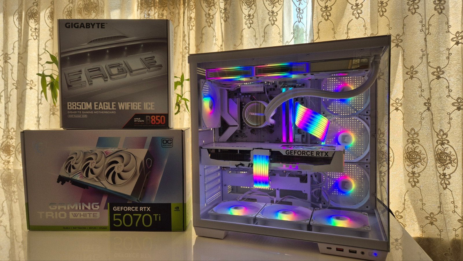 HighEnd MSI Gaming Pc RTX 5070 Ti 32GB DDR5 6000MHz CL30, Ophalen of Verzenden, Gaming, SSD