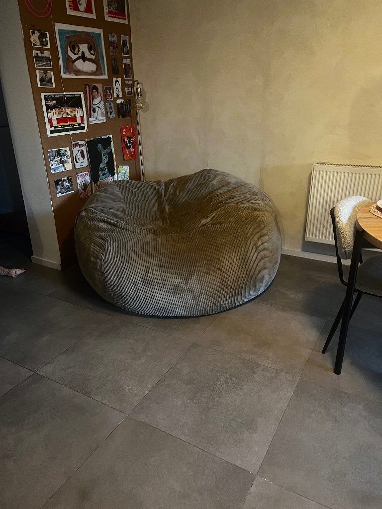 XXL zitzak van merk Vetsak, Huis en Inrichting, Zitzakken, Ophalen, Zo goed als nieuw, Beige, Zitzak