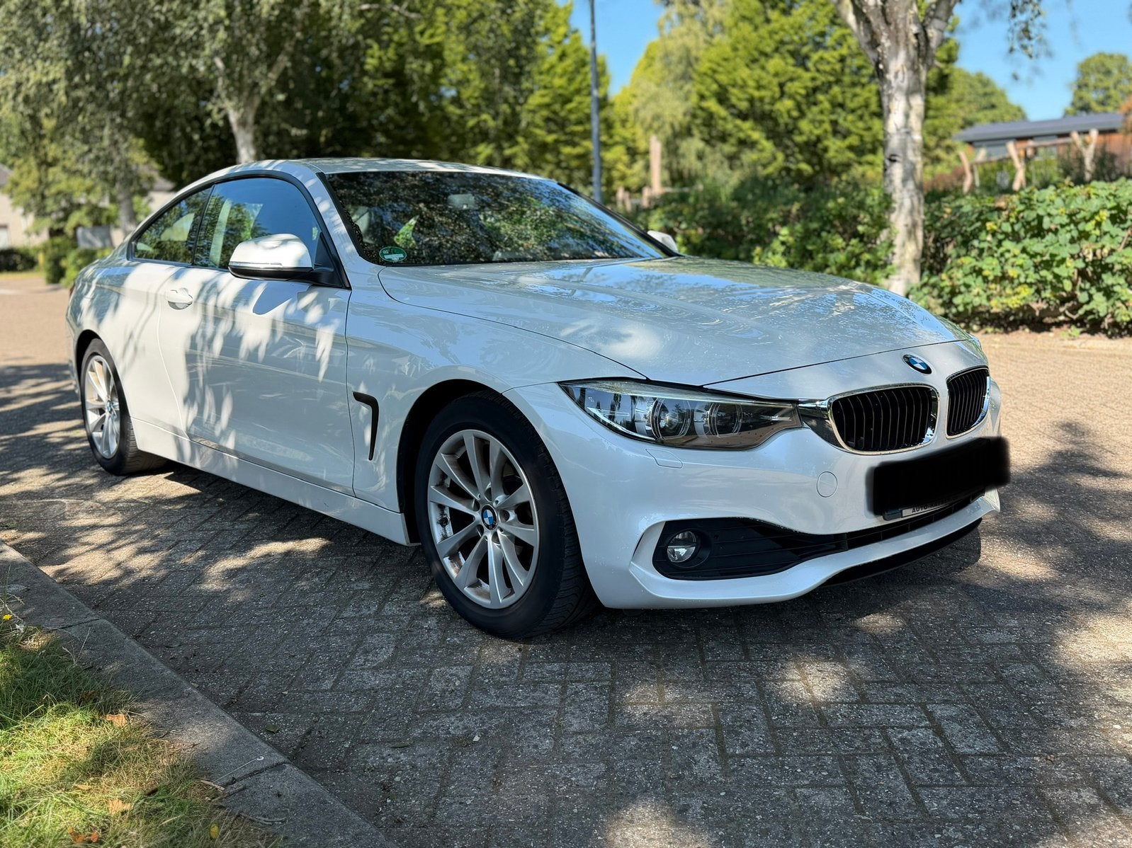 Bmw 420i automaat 120.000km 2018, Auto's, Automaat, Zwart, Wit, Particulier